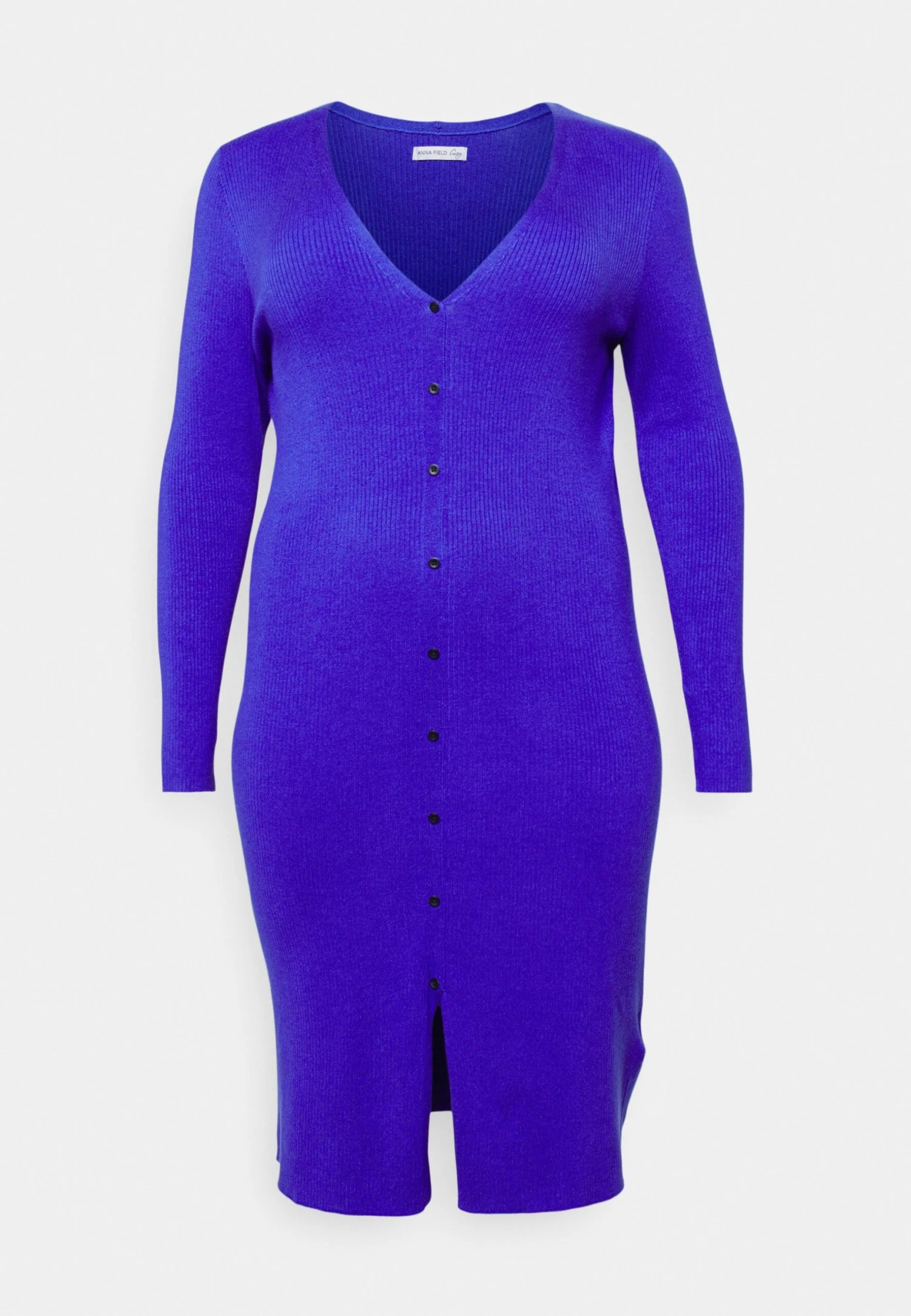 Gebreide Jurk - Blue 7 Gebreide Jurk - Blue - Afbeelding 5