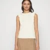 Anna Field T-Shirt Basic - Off White -Anna Field 1d96f1f687b44d07b8c5e25b98e180c9