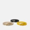 Anna Field 3 Pack - Riem - Black/Yellow/Taupe -Anna Field 1e3443241306439d9fcdc1f6a4508ff9