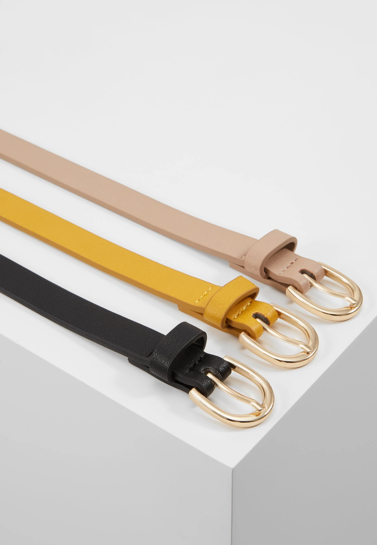 Anna Field 3 Pack - Tailleriem - Black/Yellow/Taup 6 Anna Field 3 Pack - Tailleriem - Black/Yellow/Taup - Afbeelding 4