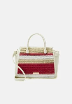 Anna Field Handtas - Off-White/Red