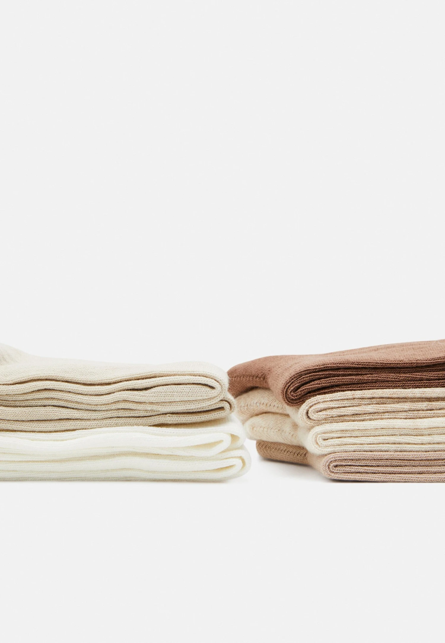 Anna Field 8 Pack - Sokken - White/Sand/Camel 4 Anna Field 8 Pack - Sokken - White/Sand/Camel - Afbeelding 2