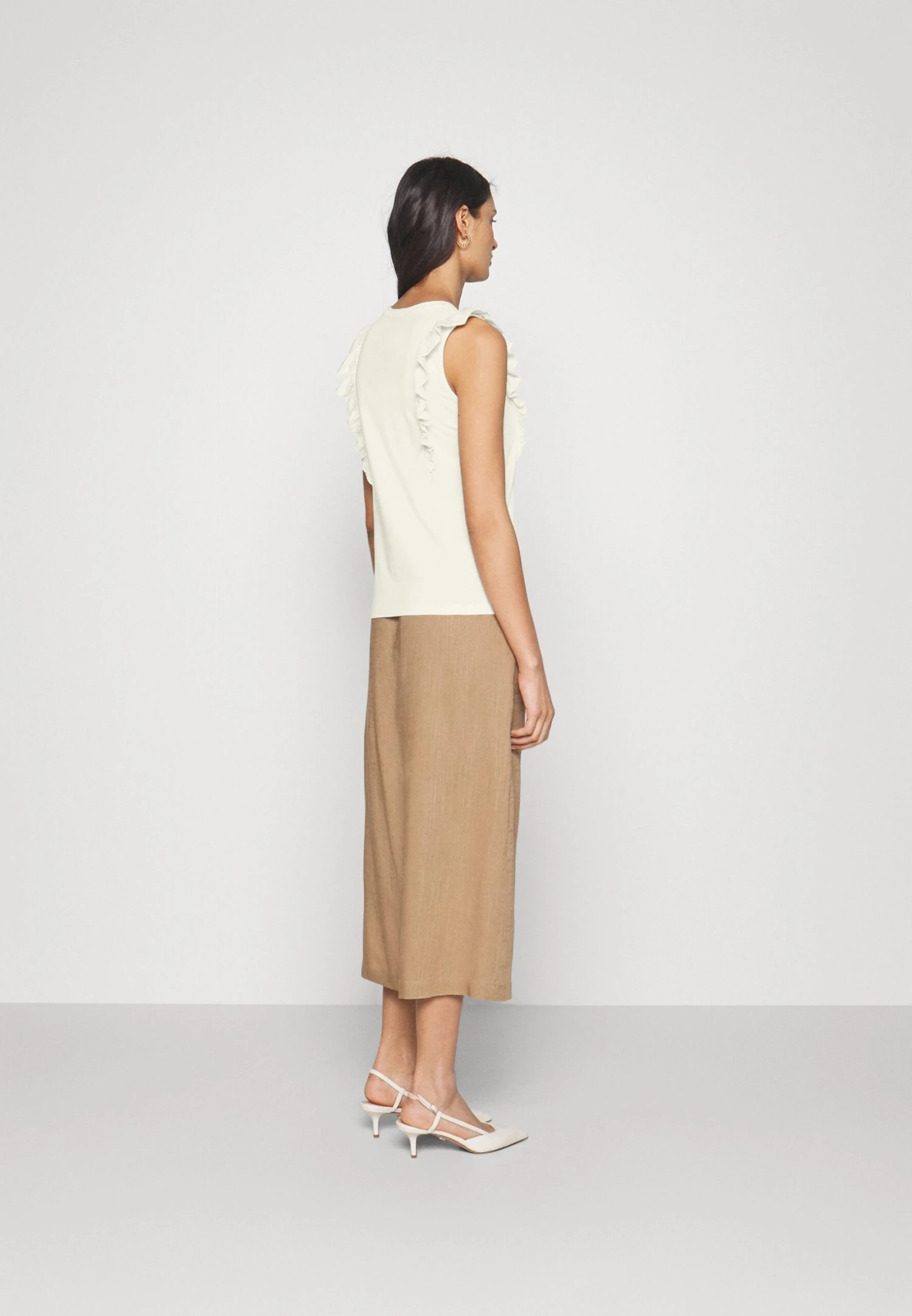 Anna Field T-Shirt Basic - Off White 5 Anna Field T-Shirt Basic - Off White - Afbeelding 3