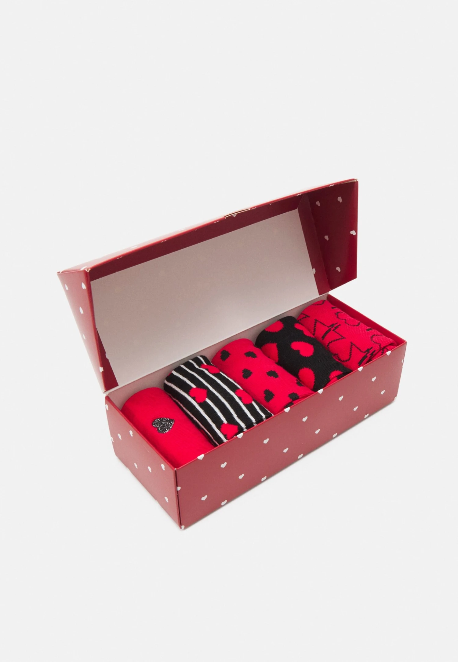 Anna Field 5 Pack - Sokken - Red/Black 4 Anna Field 5 Pack - Sokken - Red/Black - Afbeelding 2