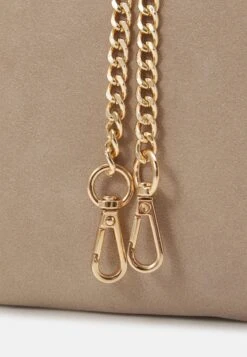 Anna Field Leather - Clutch - Taupe -Anna Field 67a7cd997fca425fa7e5dcd0ad325ece