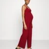Strappy Drappy Cintered- Jumpsuit - Dark Red 1 Strappy Drappy Cintered- Jumpsuit - Dark Red -Anna Field 6bcd44d2bb234200894a709280f2e86b