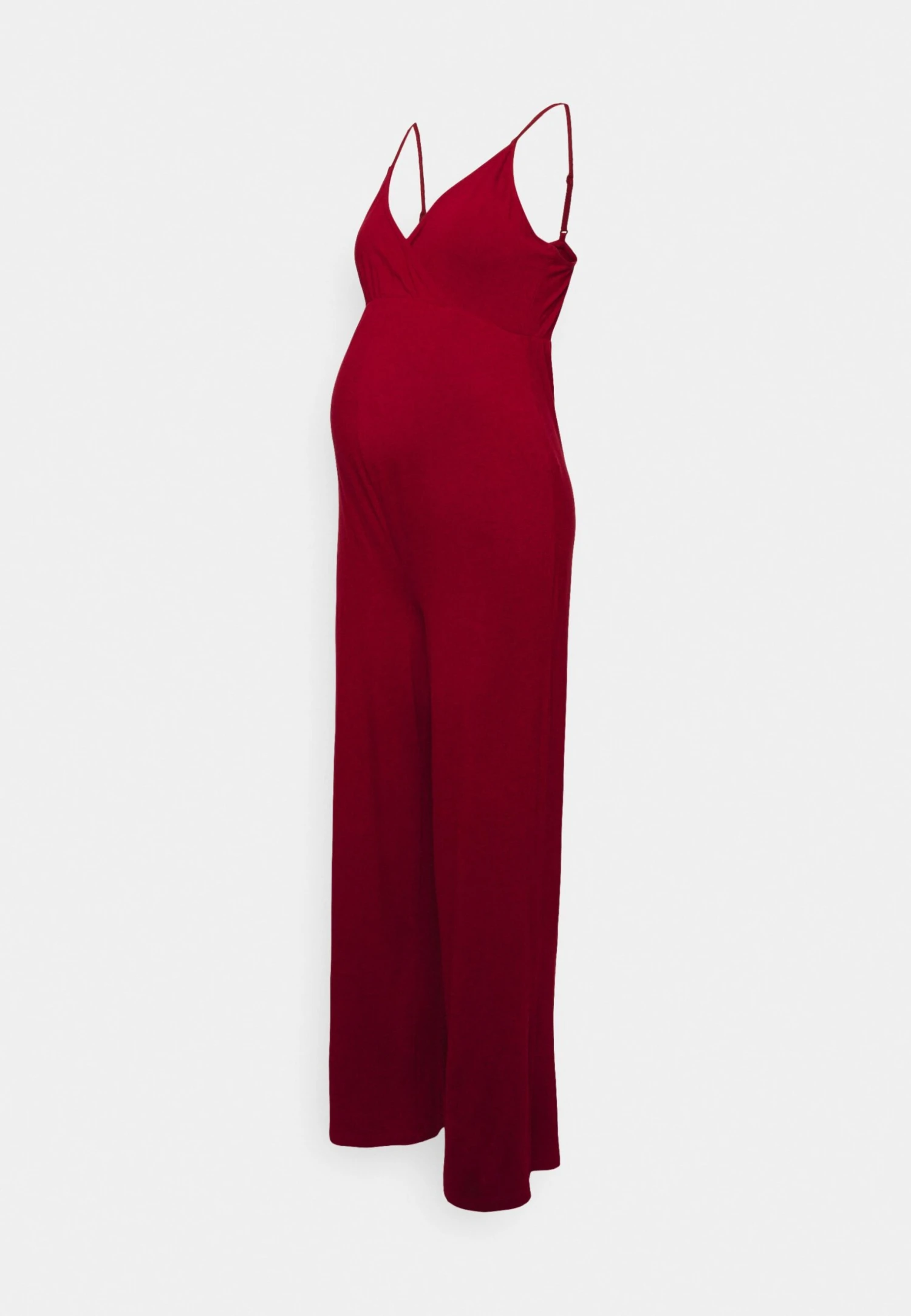 Strappy Drappy Cintered- Jumpsuit - Dark Red 8 Strappy Drappy Cintered- Jumpsuit - Dark Red - Afbeelding 6