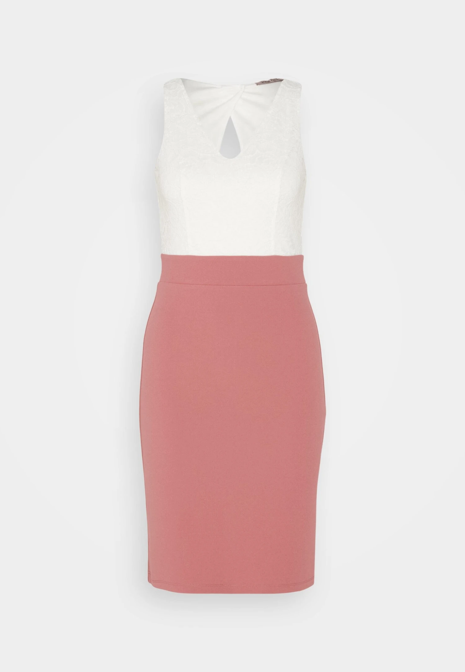 Anna Field Jerseyjurk - White/Pink 7 Anna Field Jerseyjurk - White/Pink - Afbeelding 5