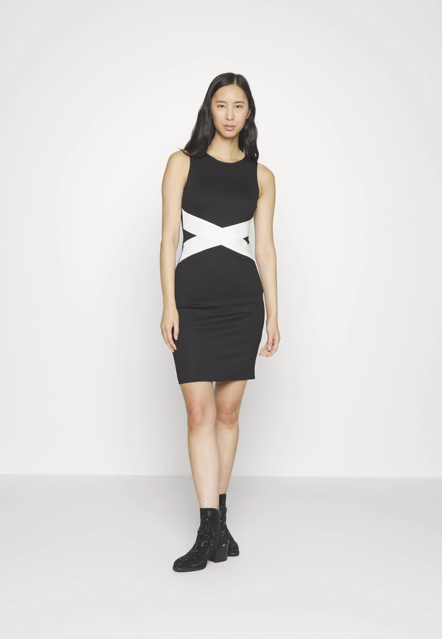 Anna Field Etui-Jurk - Black/White 5 Anna Field Etui-Jurk - Black/White - Afbeelding 3