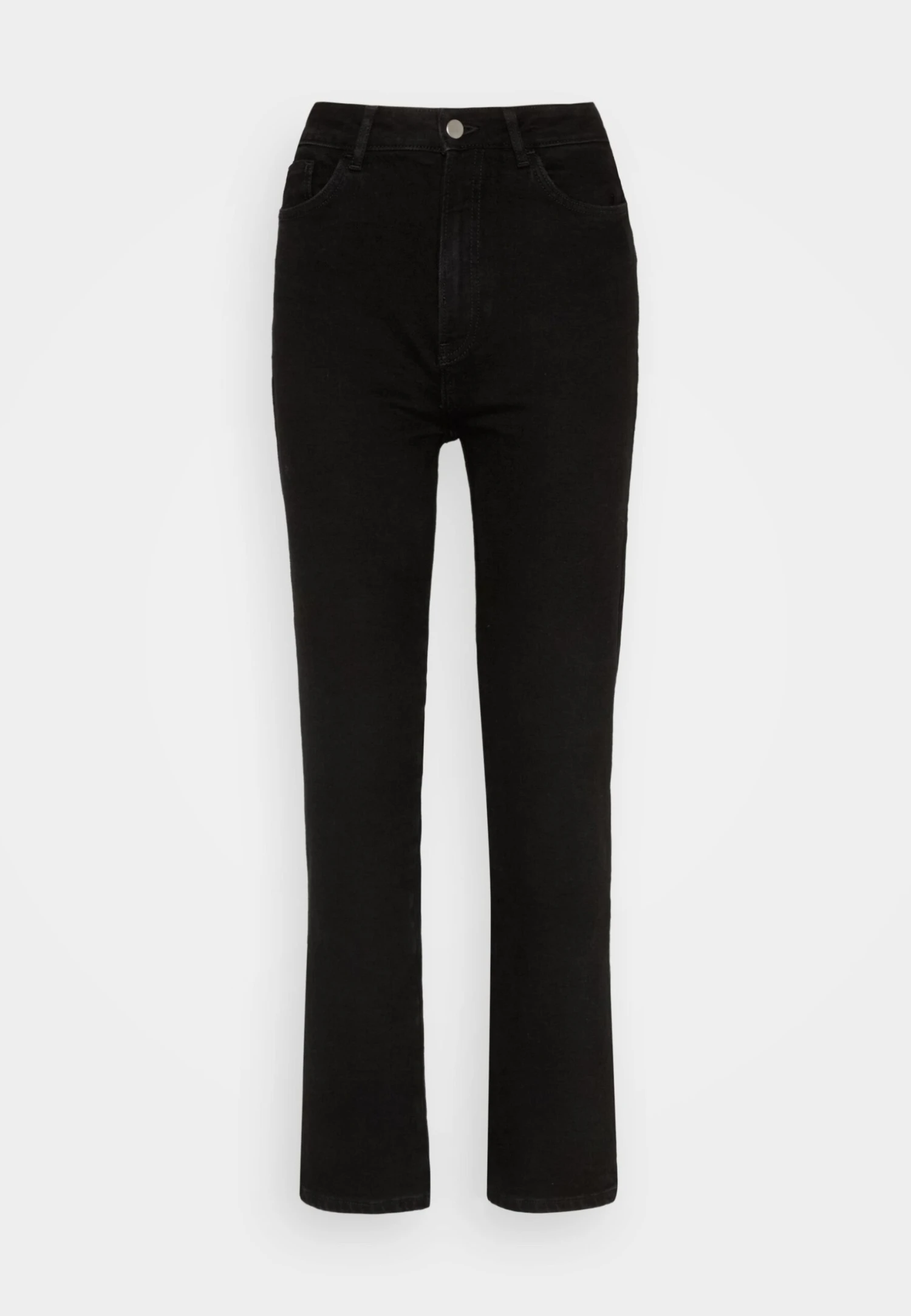 Anna Field Straight Leg Jeans - Black Denim 7 Anna Field Straight Leg Jeans - Black Denim - Afbeelding 5