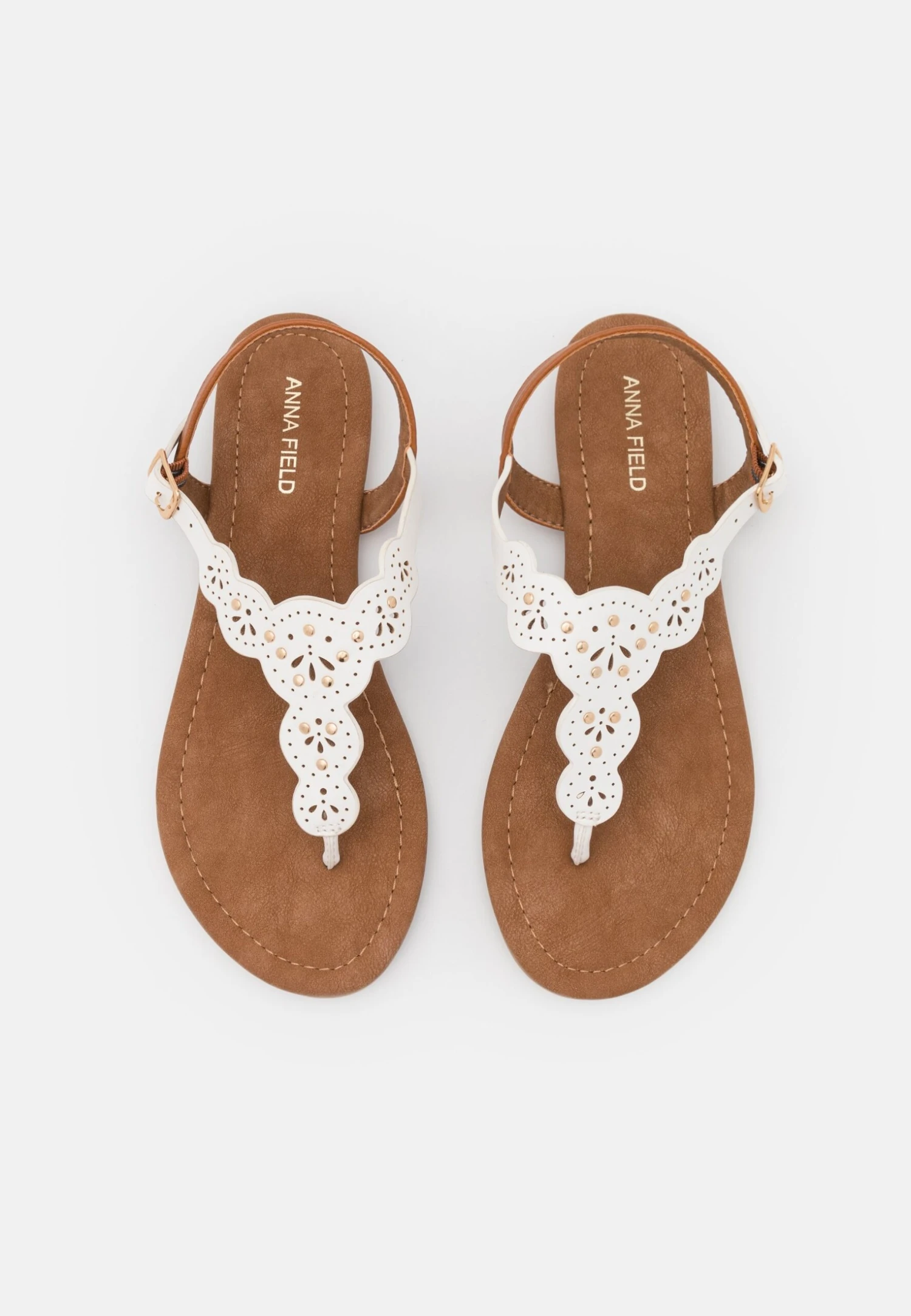 Anna Field Teensandalen - White 8 Anna Field Teensandalen - White - Afbeelding 6