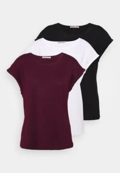 Anna Field 3 Pack - T-Shirt Basic - Black/White/Dark Red 14 Anna Field 3 Pack - T-Shirt Basic - Black/White/Dark Red -Anna Field df63b55f596743809ebb7dbe439ab976